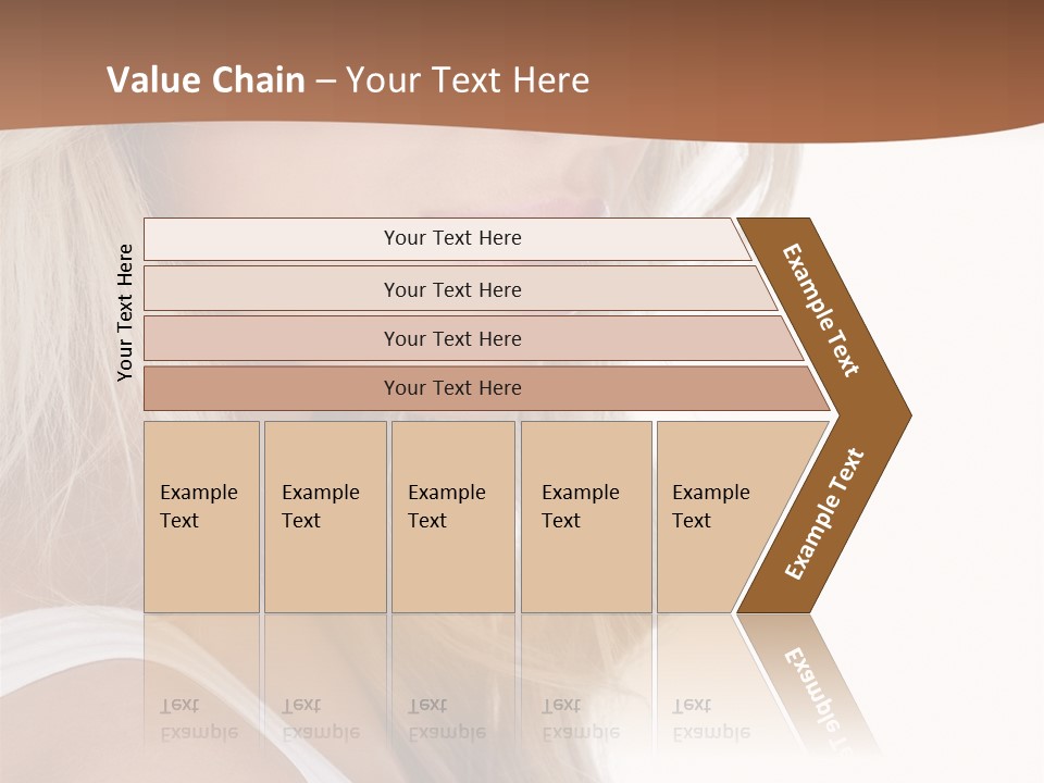 Beauty White Face PowerPoint Template