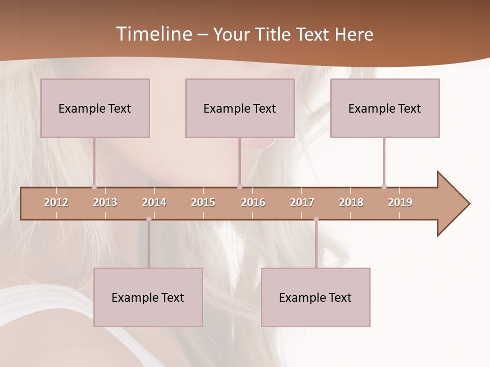 Beauty White Face PowerPoint Template