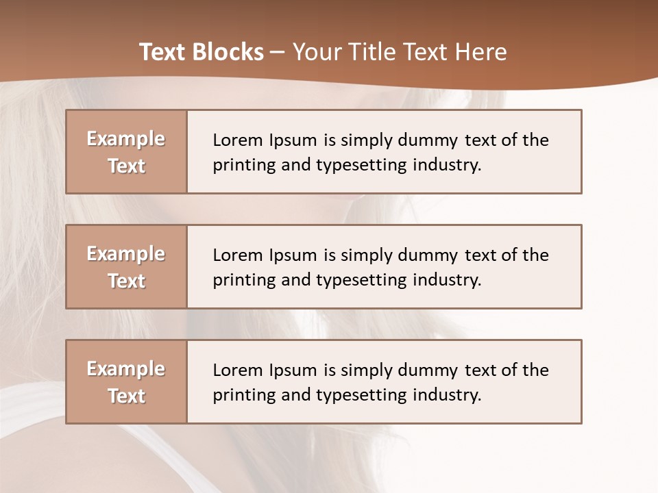 Beauty White Face PowerPoint Template