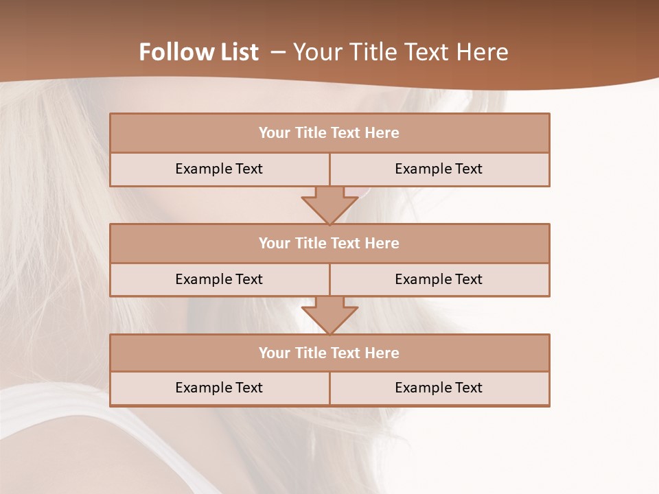 Beauty White Face PowerPoint Template