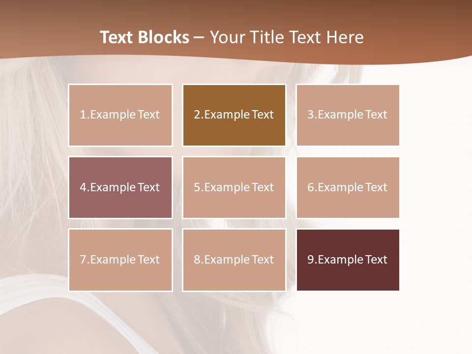 Beauty White Face PowerPoint Template