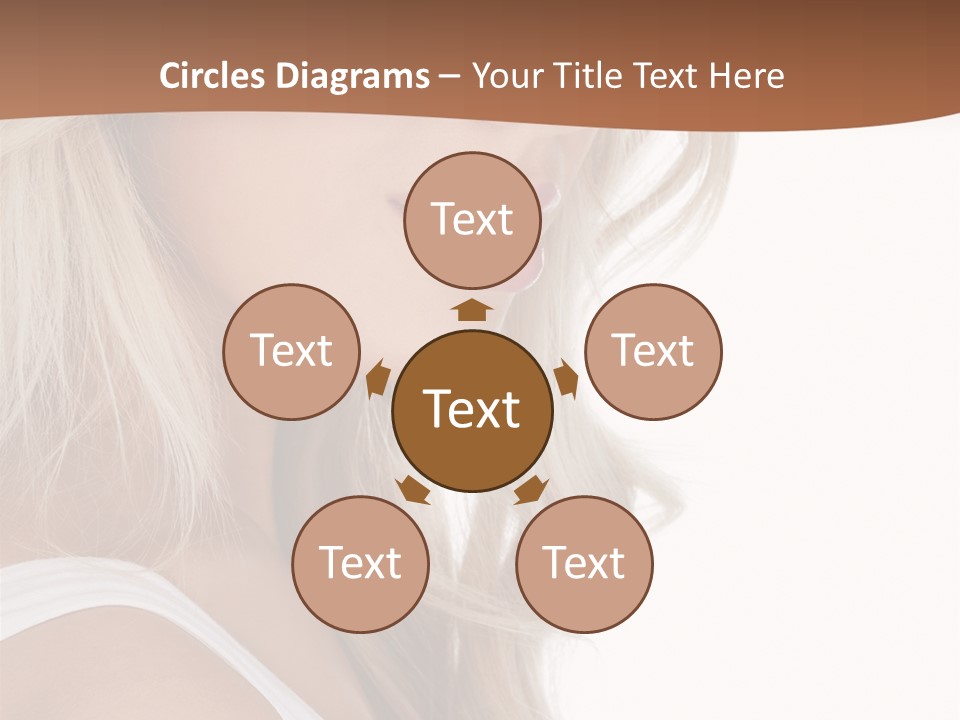 Beauty White Face PowerPoint Template