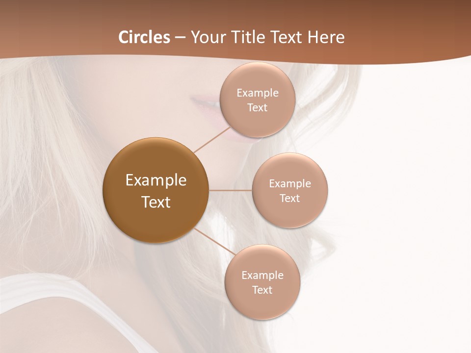 Beauty White Face PowerPoint Template