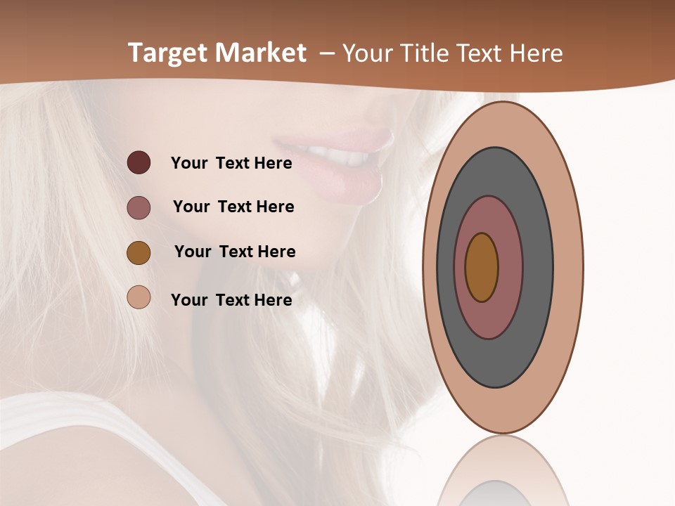 Beauty White Face PowerPoint Template