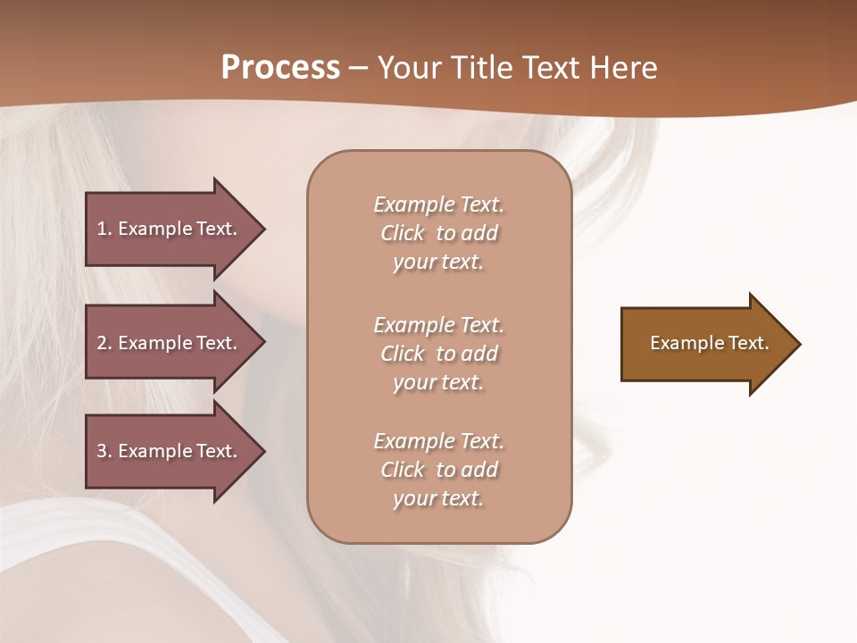 Beauty White Face PowerPoint Template