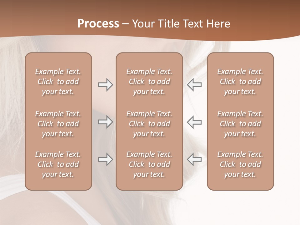 Beauty White Face PowerPoint Template
