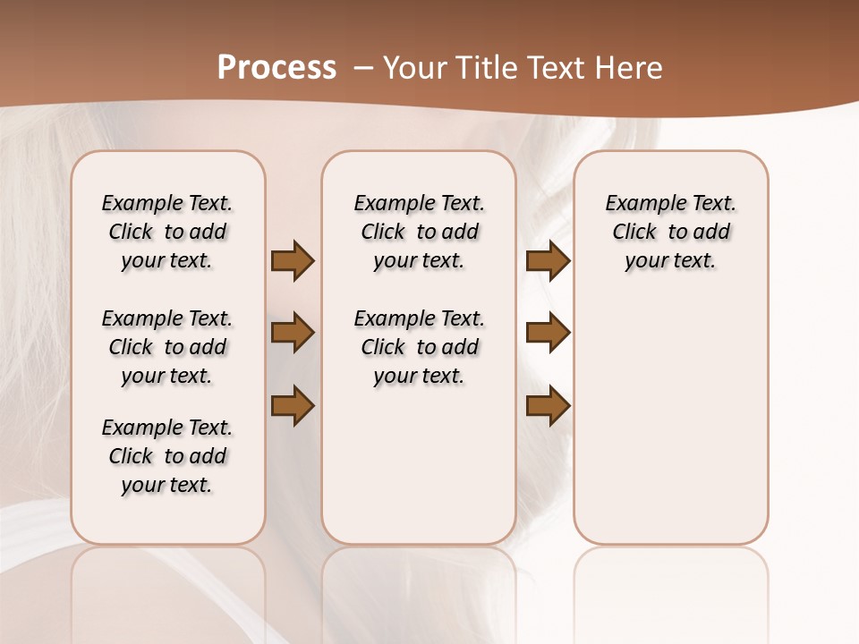 Beauty White Face PowerPoint Template