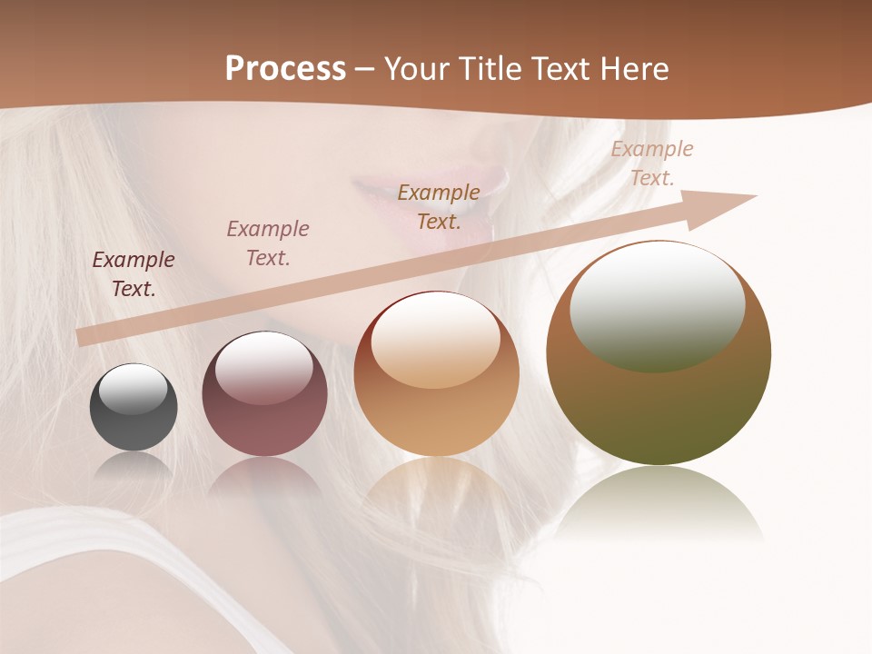 Beauty White Face PowerPoint Template