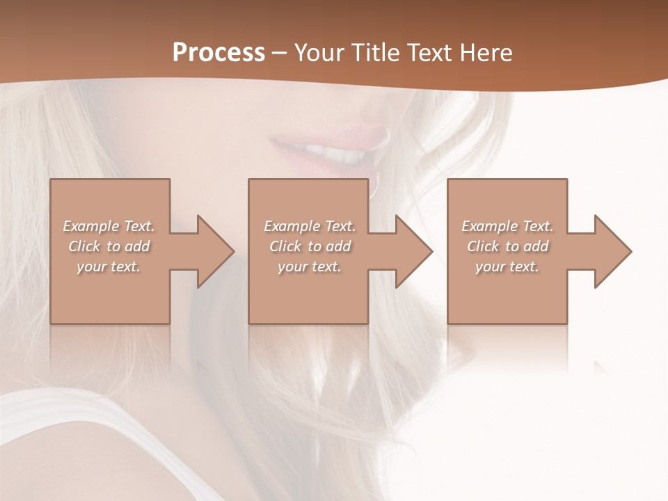 Beauty White Face PowerPoint Template