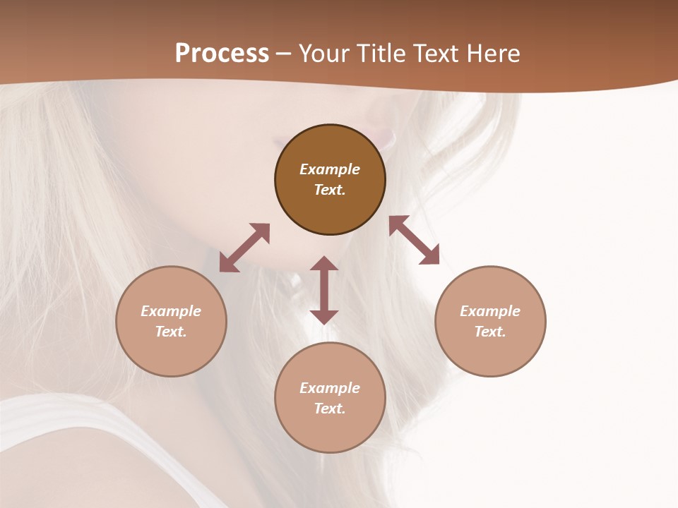 Beauty White Face PowerPoint Template