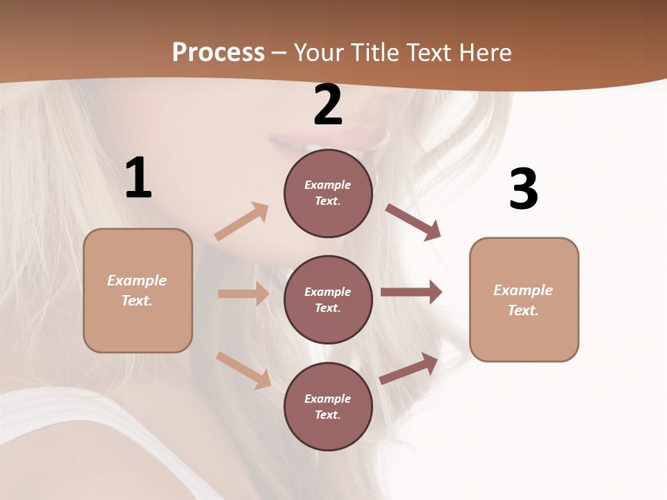 Beauty White Face PowerPoint Template