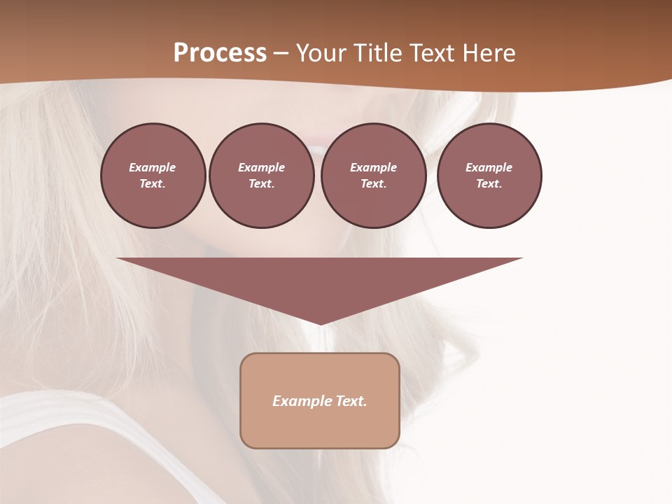 Beauty White Face PowerPoint Template