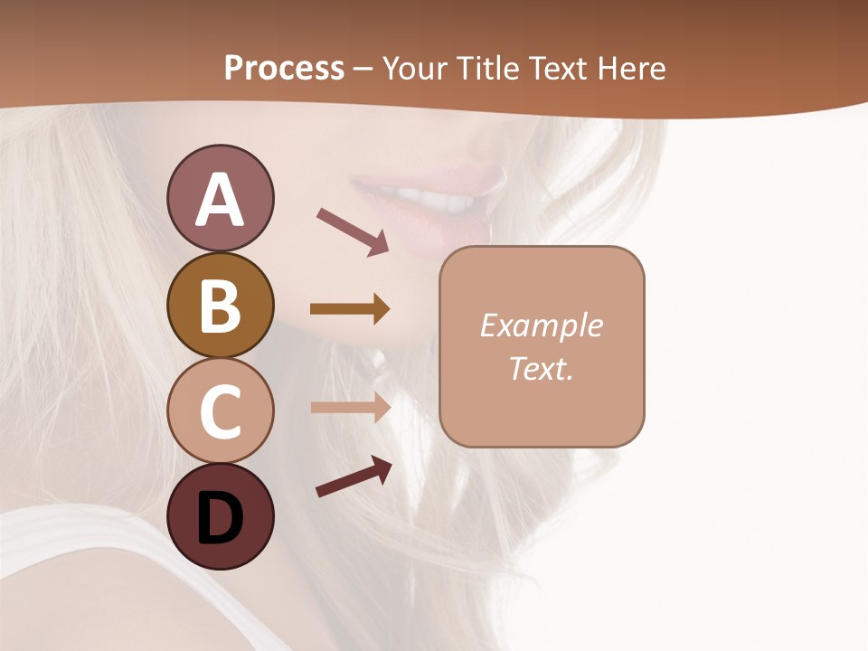 Beauty White Face PowerPoint Template