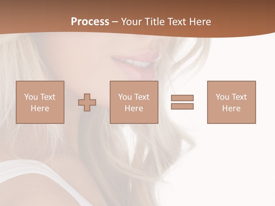 Beauty White Face PowerPoint Template