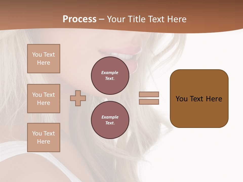 Beauty White Face PowerPoint Template