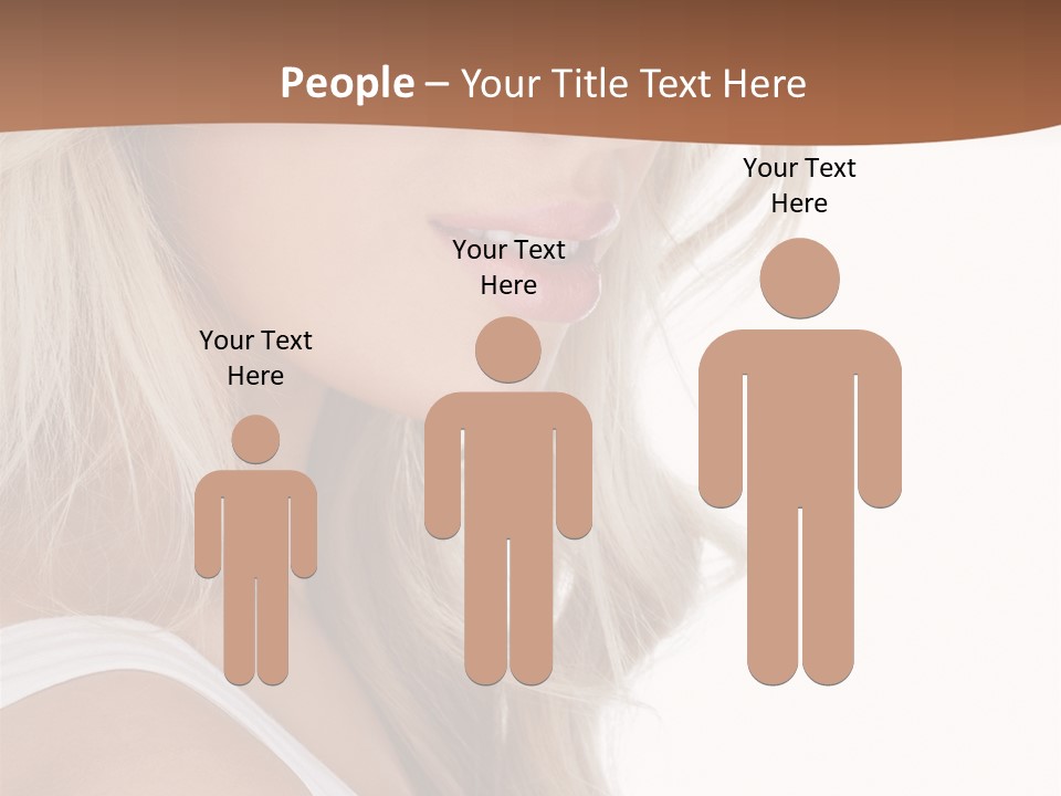Beauty White Face PowerPoint Template