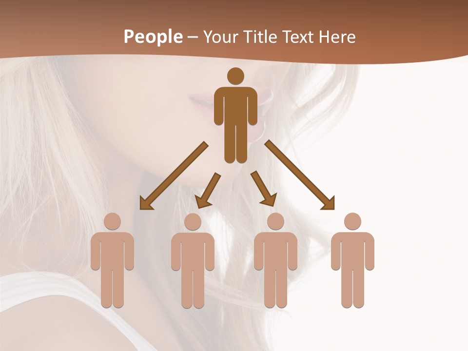 Beauty White Face PowerPoint Template