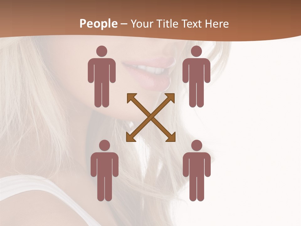 Beauty White Face PowerPoint Template