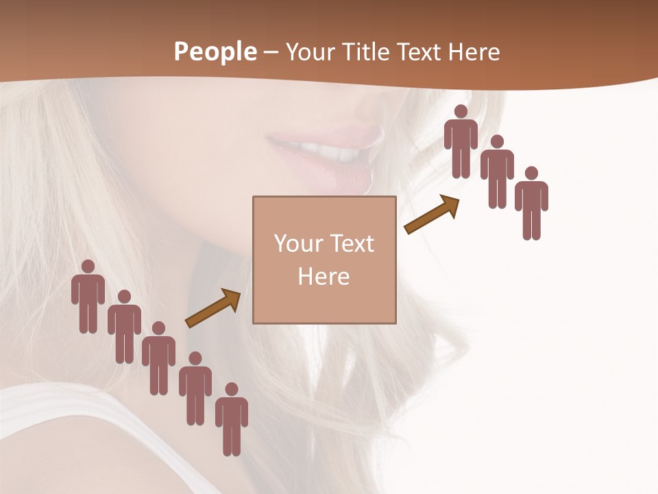Beauty White Face PowerPoint Template