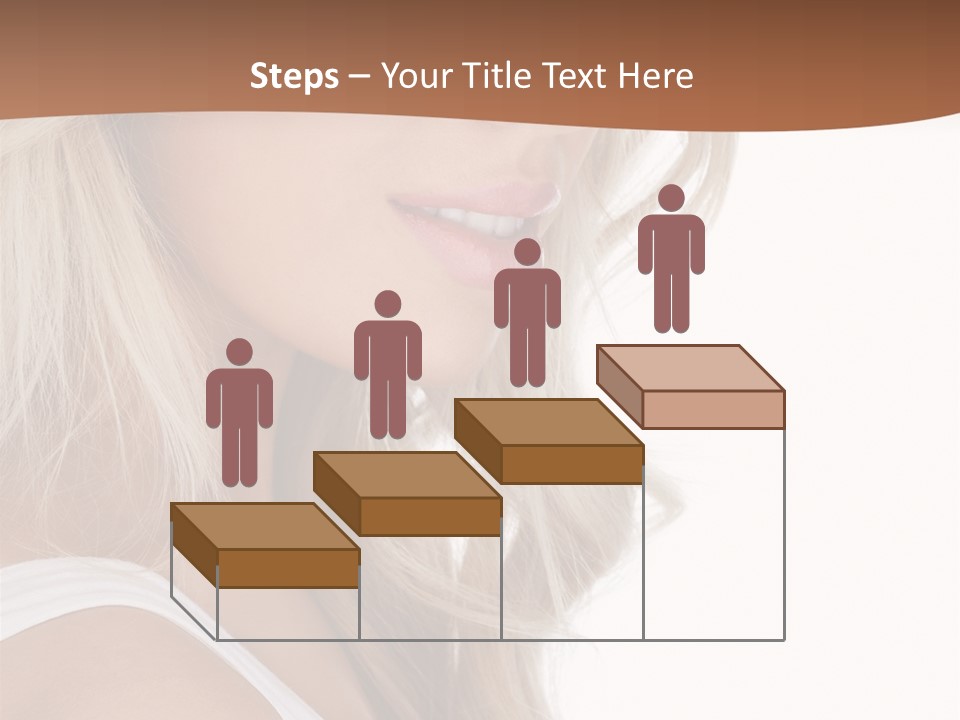 Beauty White Face PowerPoint Template
