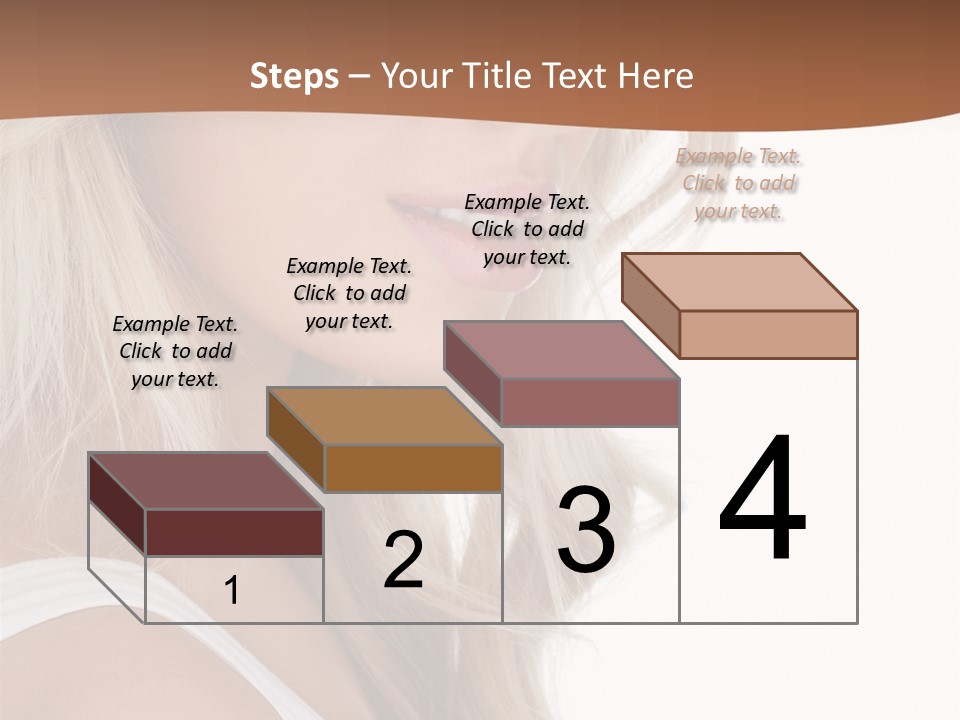 Beauty White Face PowerPoint Template