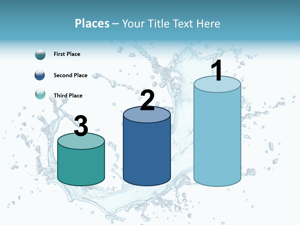 Clean Wet Ripple PowerPoint Template