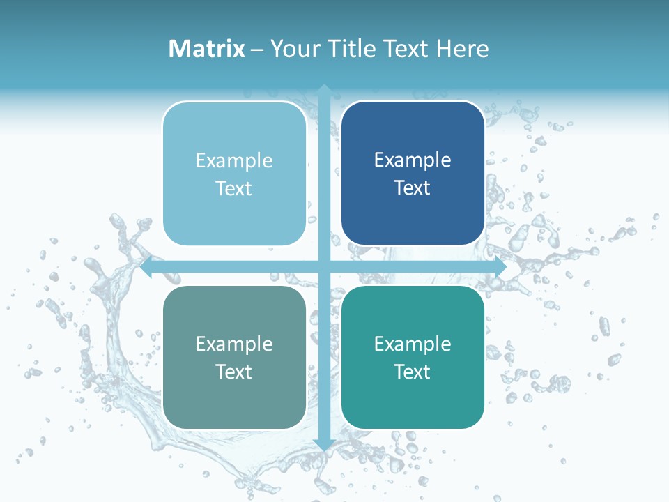 Clean Wet Ripple PowerPoint Template