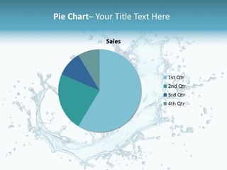 Clean Wet Ripple PowerPoint Template