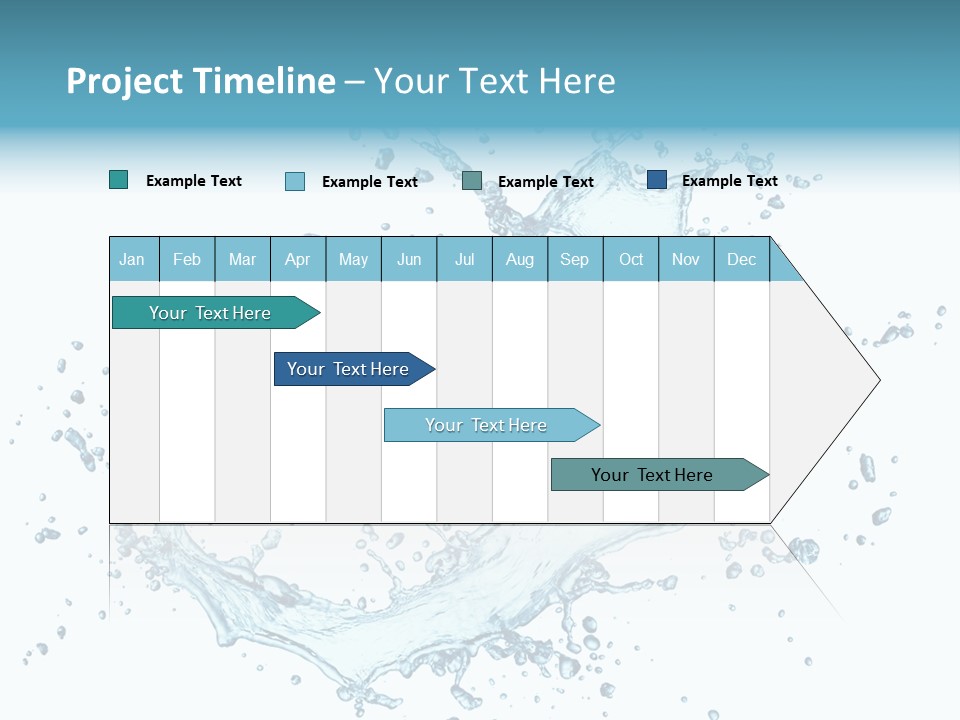 Clean Wet Ripple PowerPoint Template