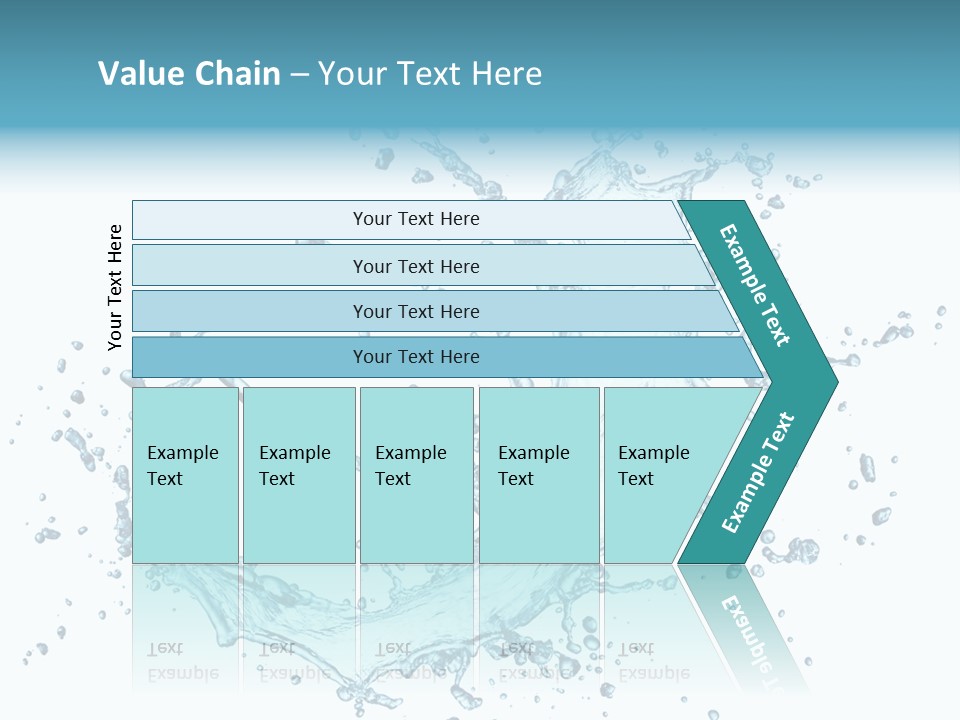Clean Wet Ripple PowerPoint Template