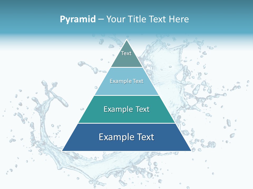 Clean Wet Ripple PowerPoint Template