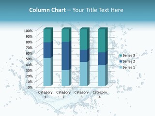 Clean Wet Ripple PowerPoint Template