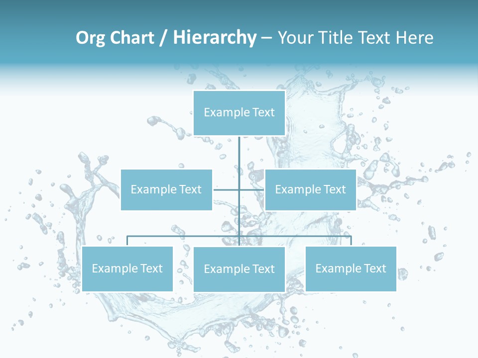 Clean Wet Ripple PowerPoint Template