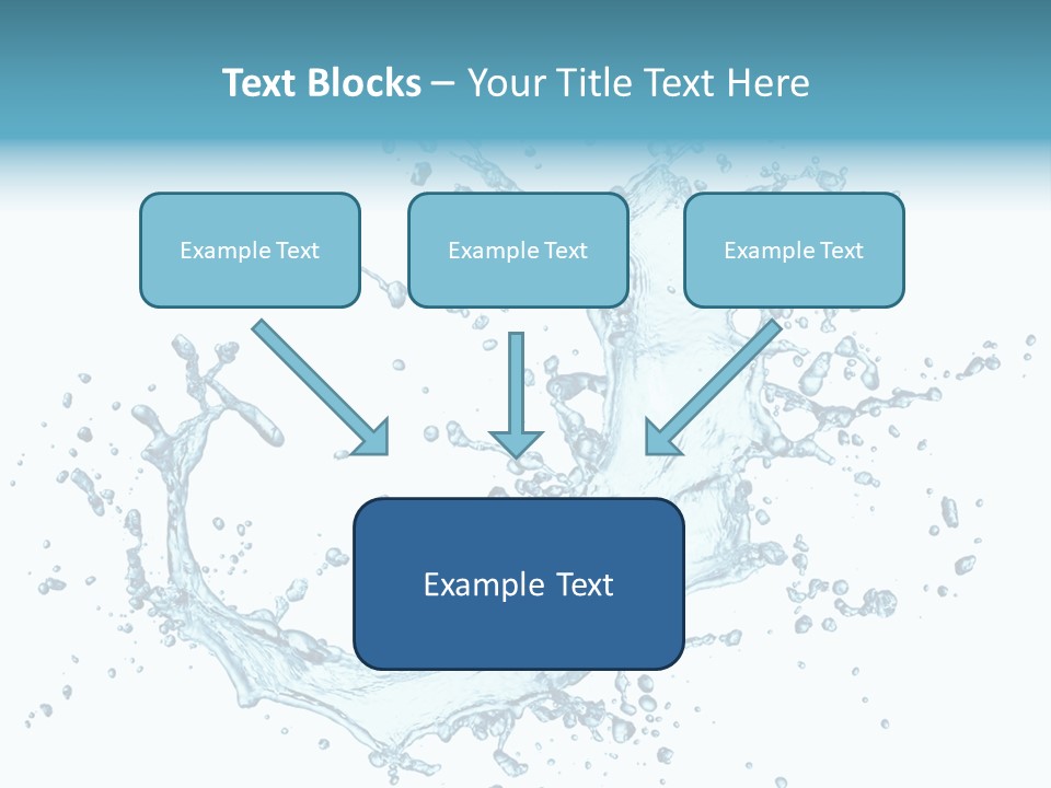 Clean Wet Ripple PowerPoint Template