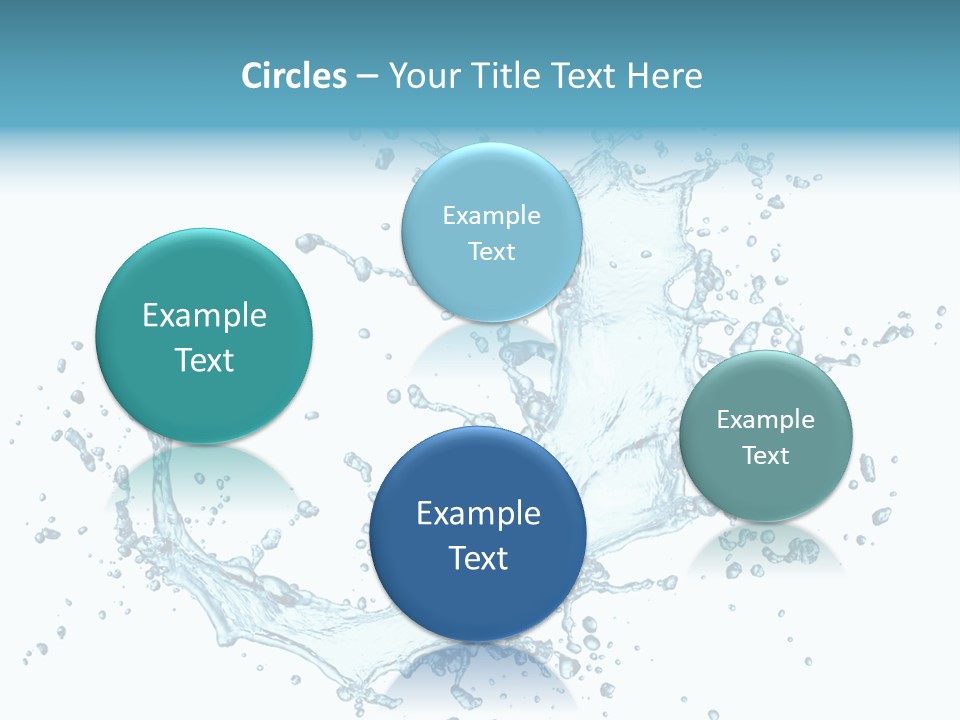 Clean Wet Ripple PowerPoint Template