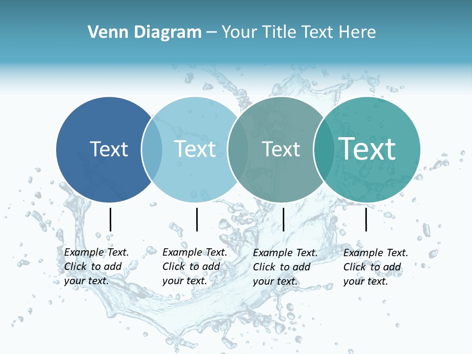 Clean Wet Ripple PowerPoint Template