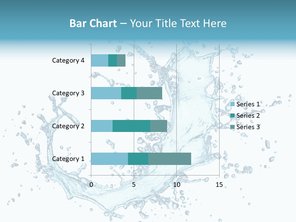 Clean Wet Ripple PowerPoint Template