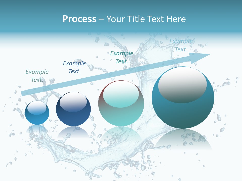 Clean Wet Ripple PowerPoint Template