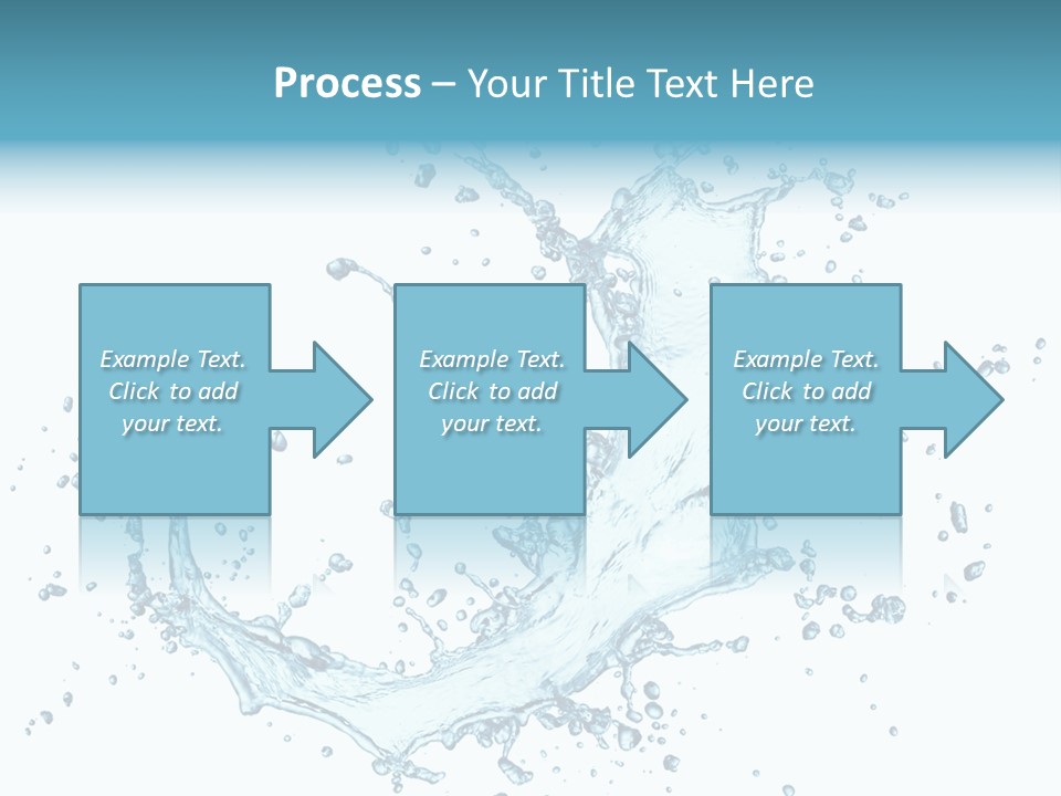 Clean Wet Ripple PowerPoint Template