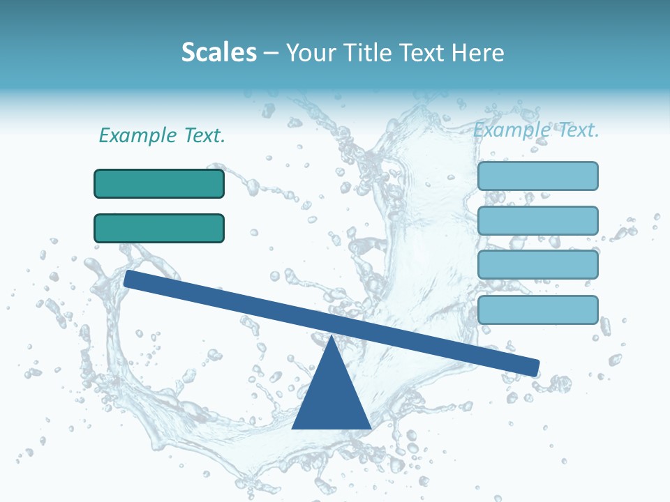 Clean Wet Ripple PowerPoint Template
