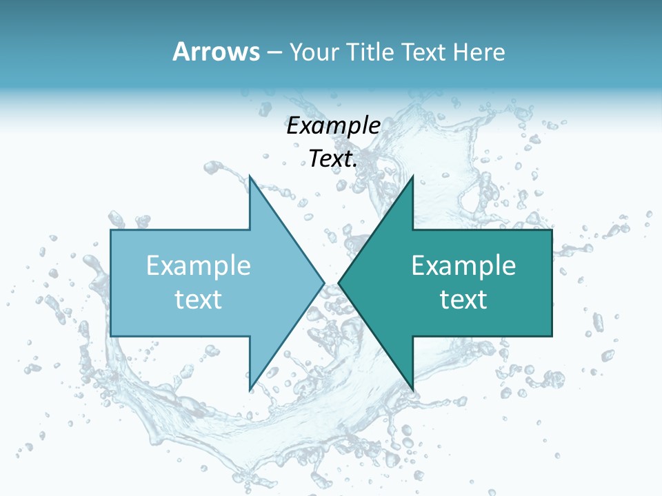 Clean Wet Ripple PowerPoint Template