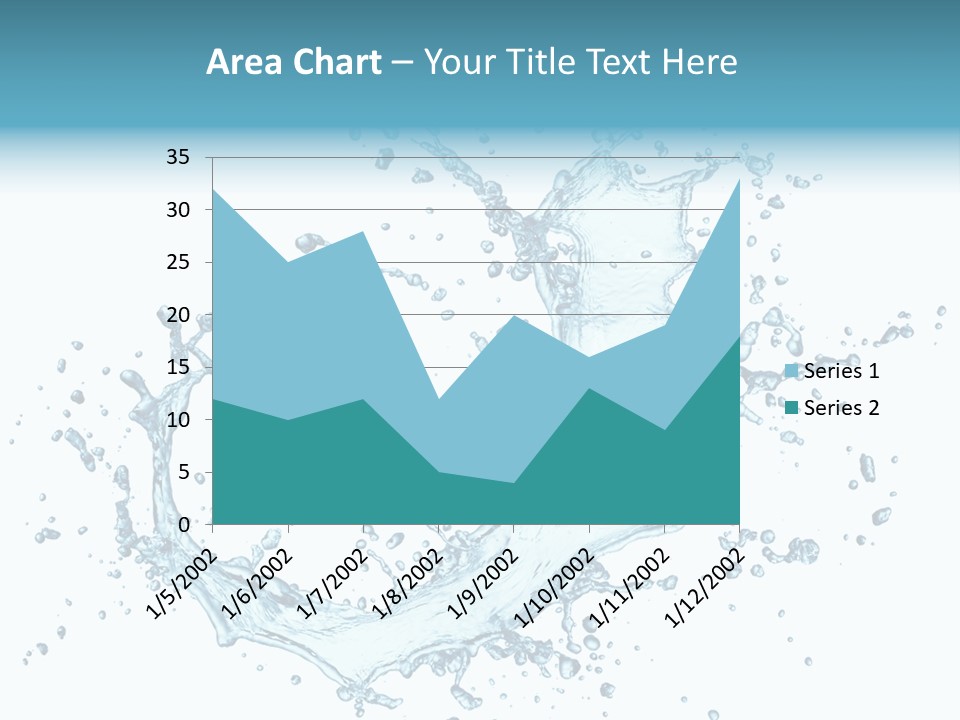 Clean Wet Ripple PowerPoint Template