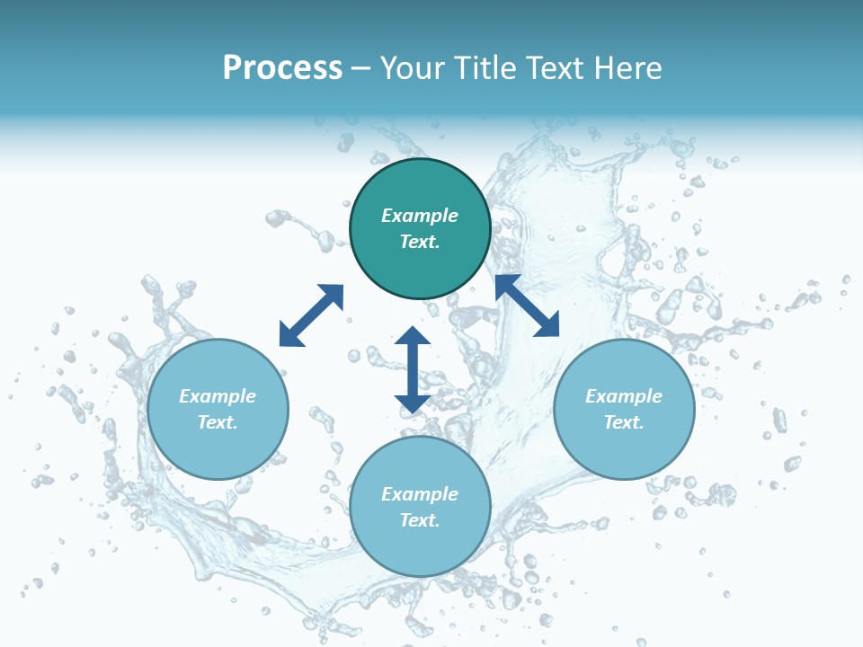Clean Wet Ripple PowerPoint Template
