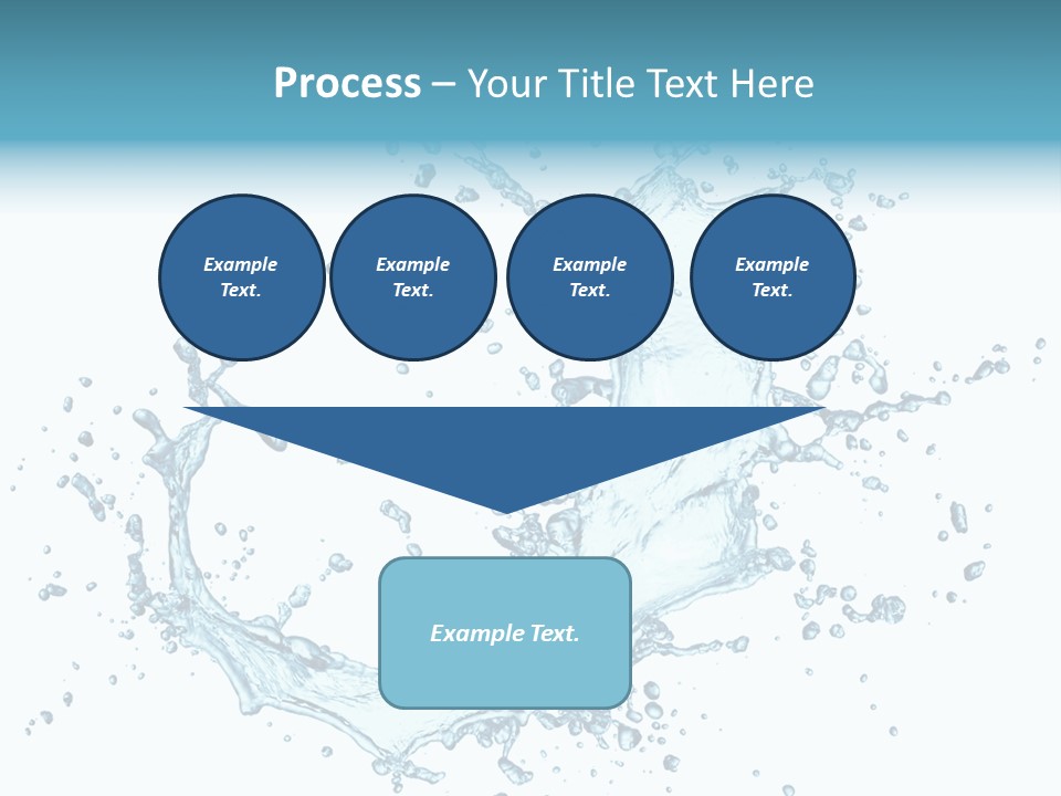 Clean Wet Ripple PowerPoint Template