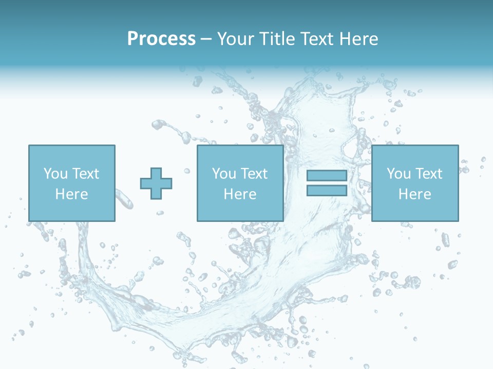 Clean Wet Ripple PowerPoint Template