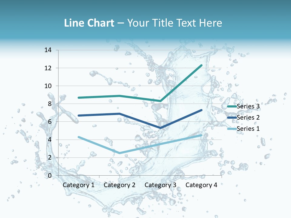 Clean Wet Ripple PowerPoint Template