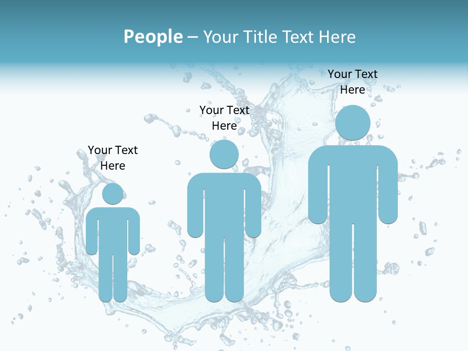 Clean Wet Ripple PowerPoint Template