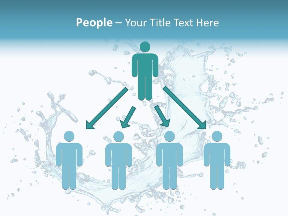 Clean Wet Ripple PowerPoint Template