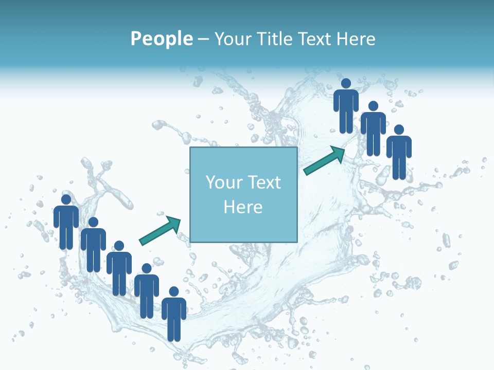 Clean Wet Ripple PowerPoint Template