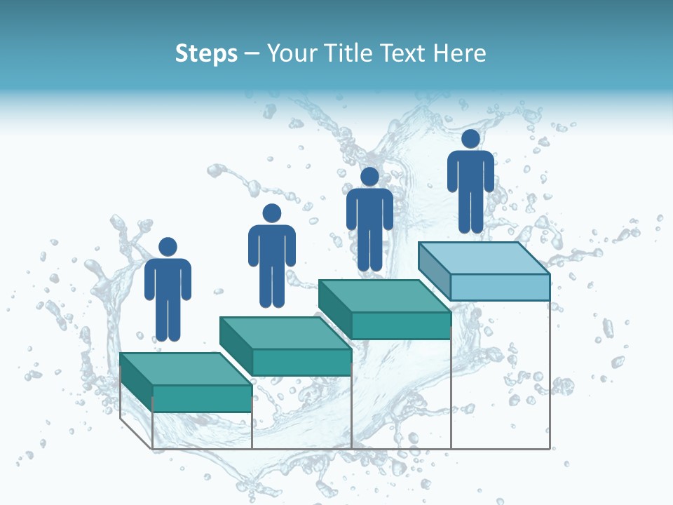 Clean Wet Ripple PowerPoint Template